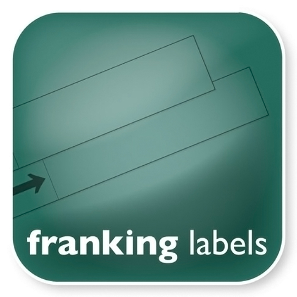 Pack AVERY Franking Labels Various Sizes Suits All Franking Machines Quickdry 