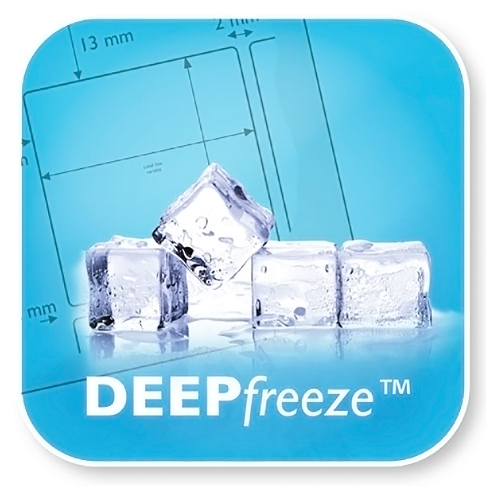 Stickers for Frozen Food Packaging Self-Stick Deep Freeze Freezer Labels 
